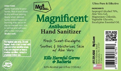 Mg12 Magnificent Hand Sanitizer (Magnificent Eucalyptus Hand Sanitizer)